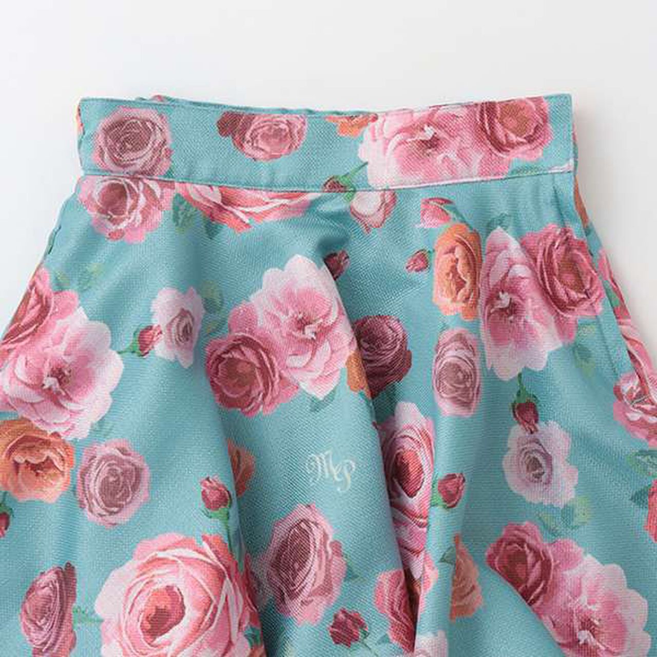 35th Tweed Jacket & Rose Print Skirt Set,Off white, large image number 2