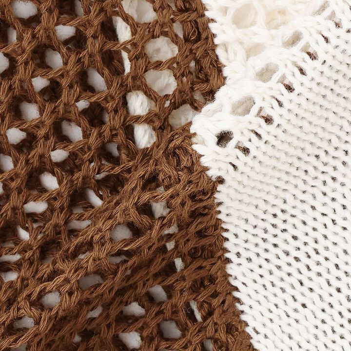 LTXC Washable Mesh Knit Zip Parka,Brown, medium image number 15