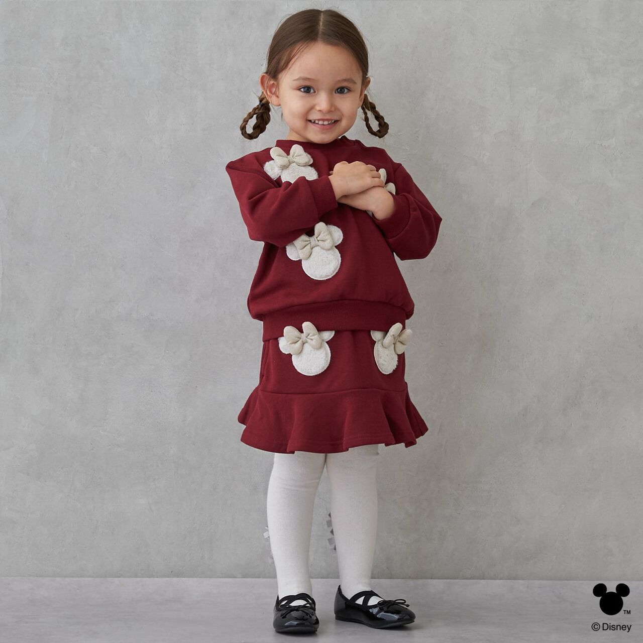 [Disney] Appliqu&eacute; Skirt,Red, large image number 0