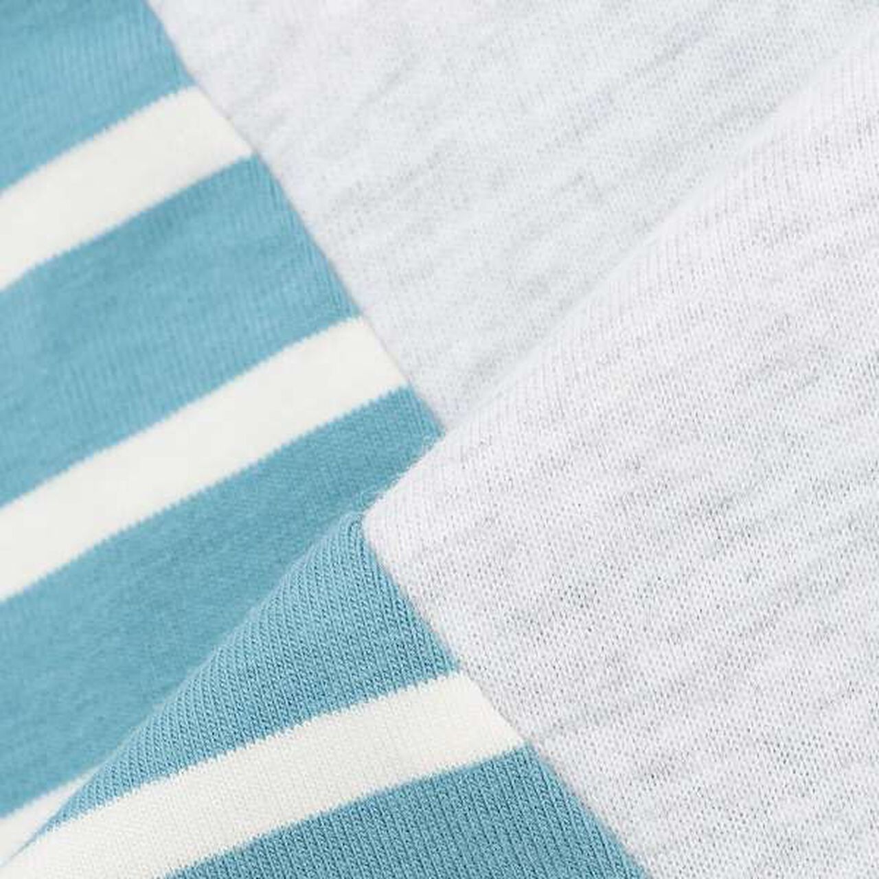 Robot Pocket Stripe Pattern Short Sleeve T-Shirt,Smoke white, large image number 9