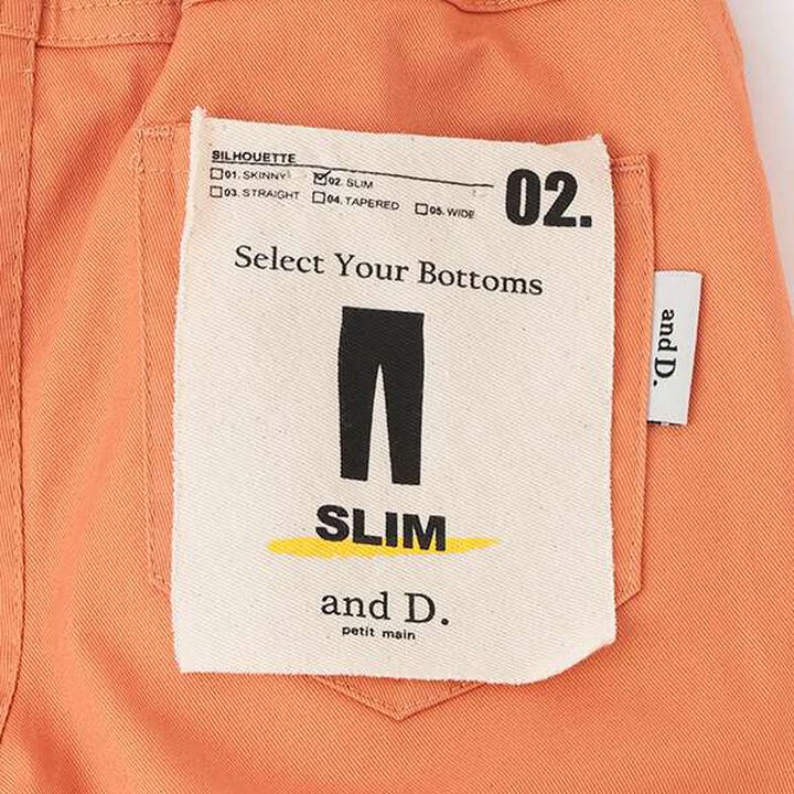 Stretch Twill Slim Pants,Orange, medium image number 15