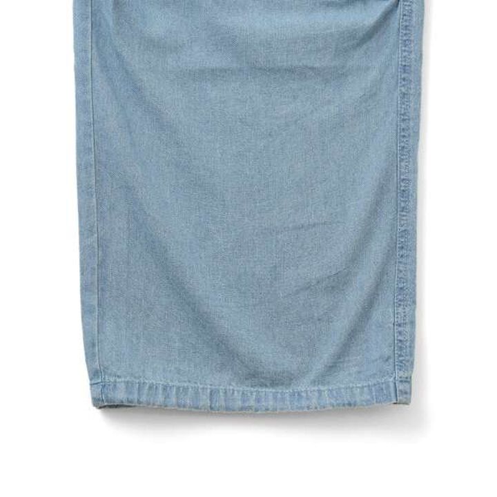 Light Denim Wide Cargo Pants,Deep blue, medium image number 3