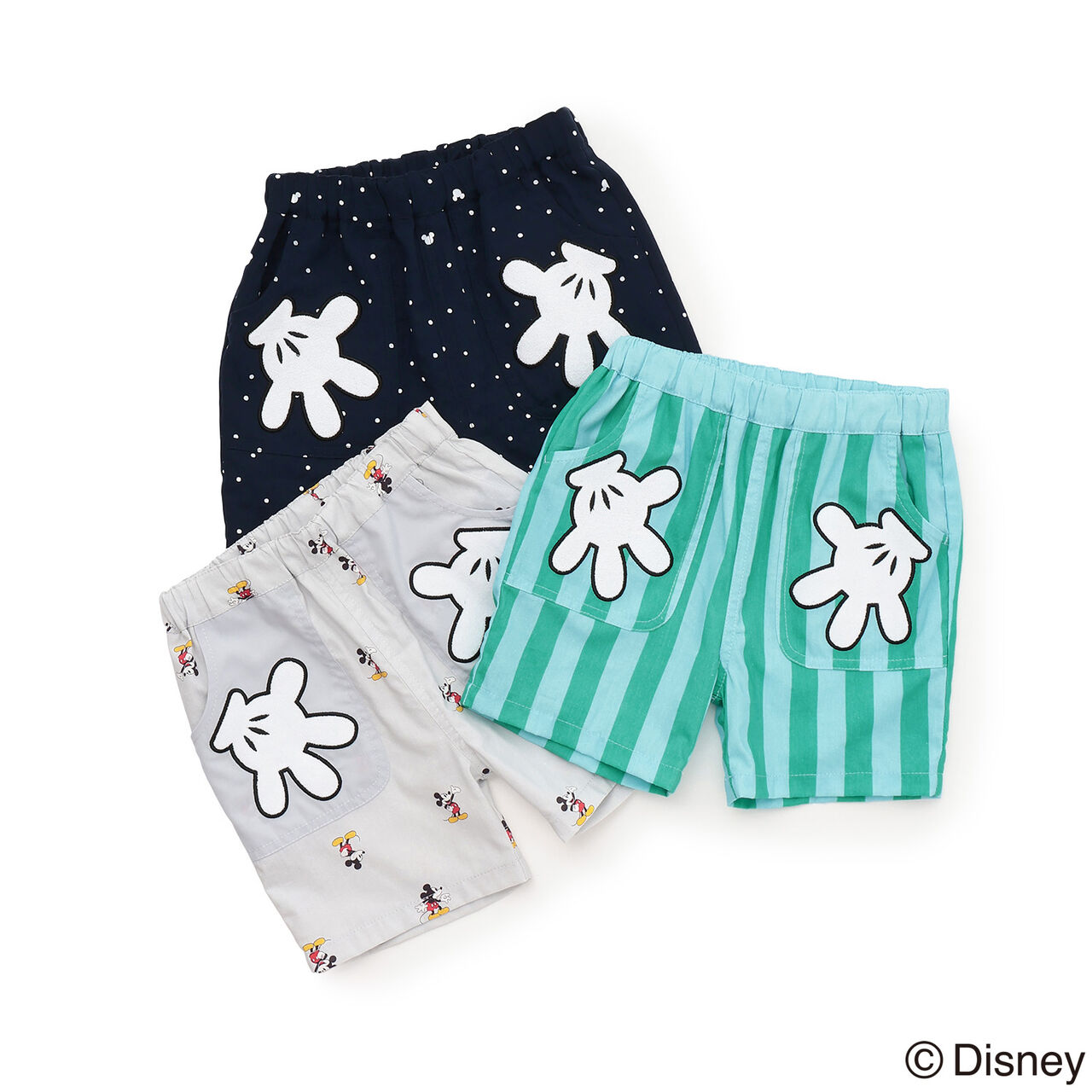 [Disney] All-Over Pattern Half Pants,Turquoise, large image number 15
