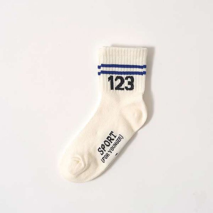 123 Line Crew Socks,Red, medium image number 7