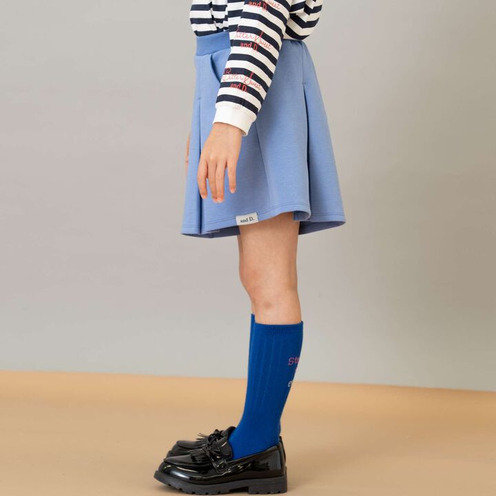 Box Pleated Skirt-Pants,Gray, medium image number 2