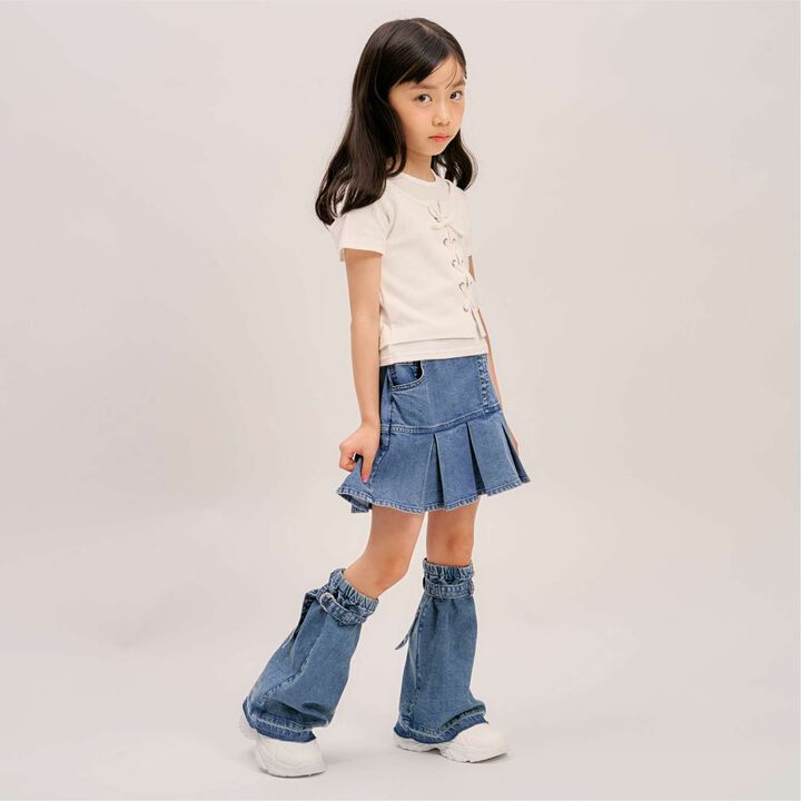 [Cool Touch] Denim Leg Covers,Black, medium image number 9