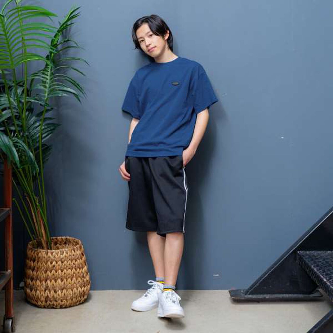 UV Protection Bear Pocket Sailor Collar T-Shirt,Yellow green, large image number 7