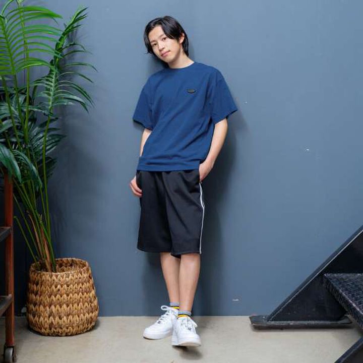 UV Protection Bear Pocket Sailor Collar T-Shirt,Yellow green, medium image number 7