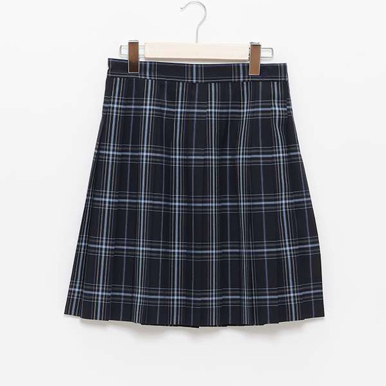 50cm Length 24-Piece Check Pleats Check Skirt,Beige, large image number 16