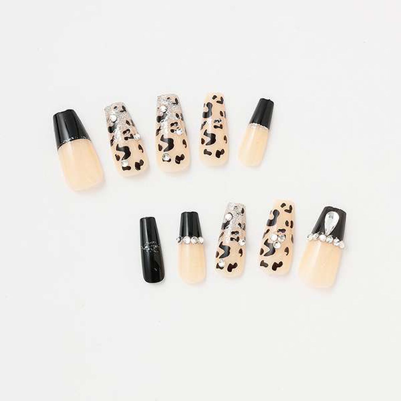 Long Nail Tips 2,Brown, large image number 2