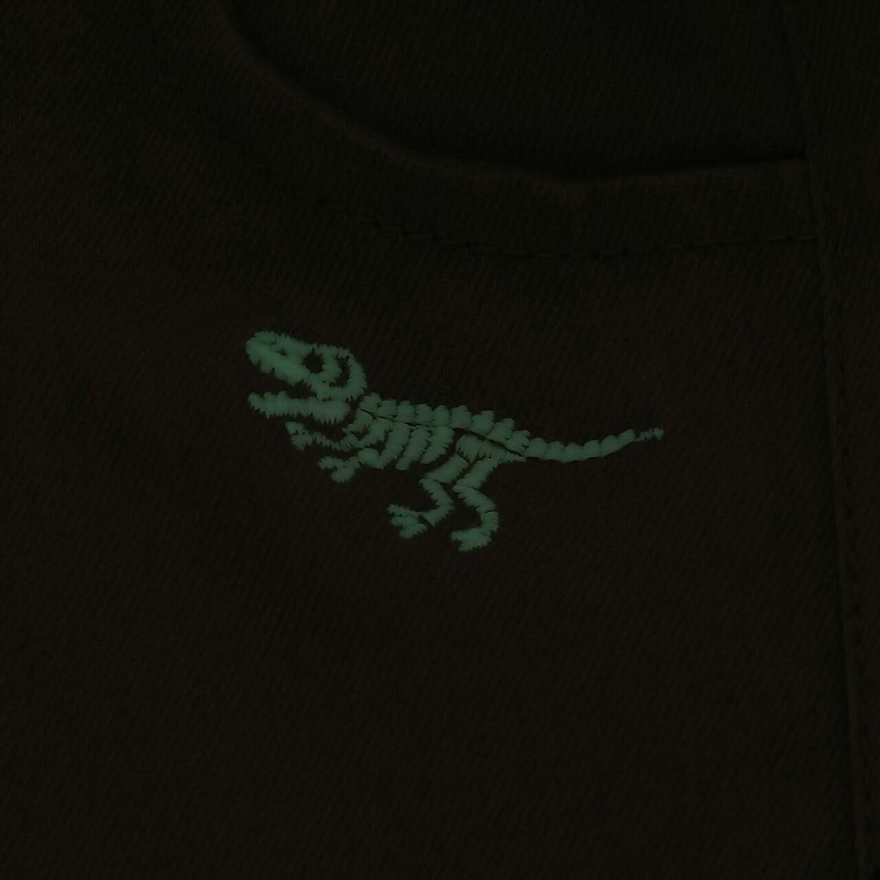 Dinosaur Embroidery Long-Length Wide Straight Pants,Charcoal gray, large image number 8