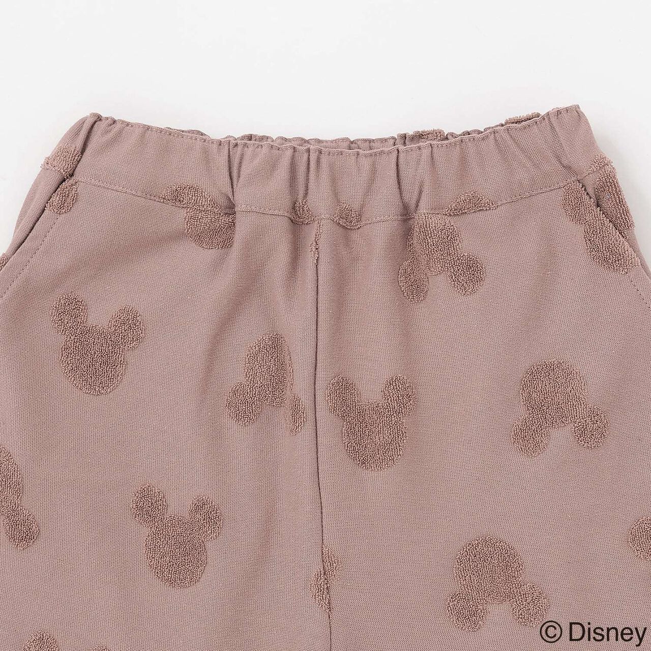 [Disney] Pile Jacquard Pattern Pants,Mocha brown, large image number 4