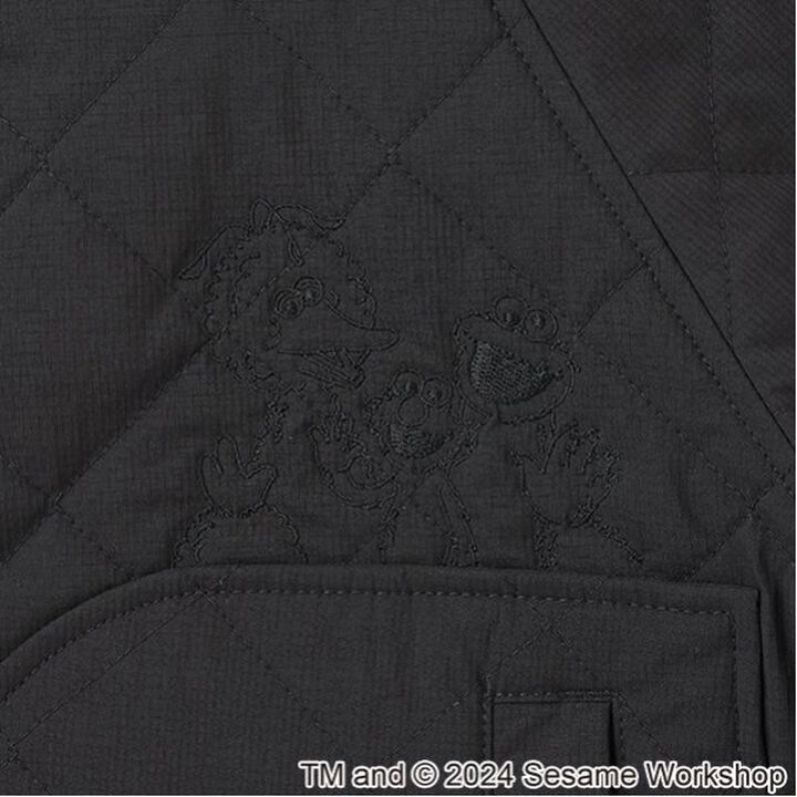 [AMI] Sesame Street Reversible Padded Bomber Jacket,Ivory, medium image number 18