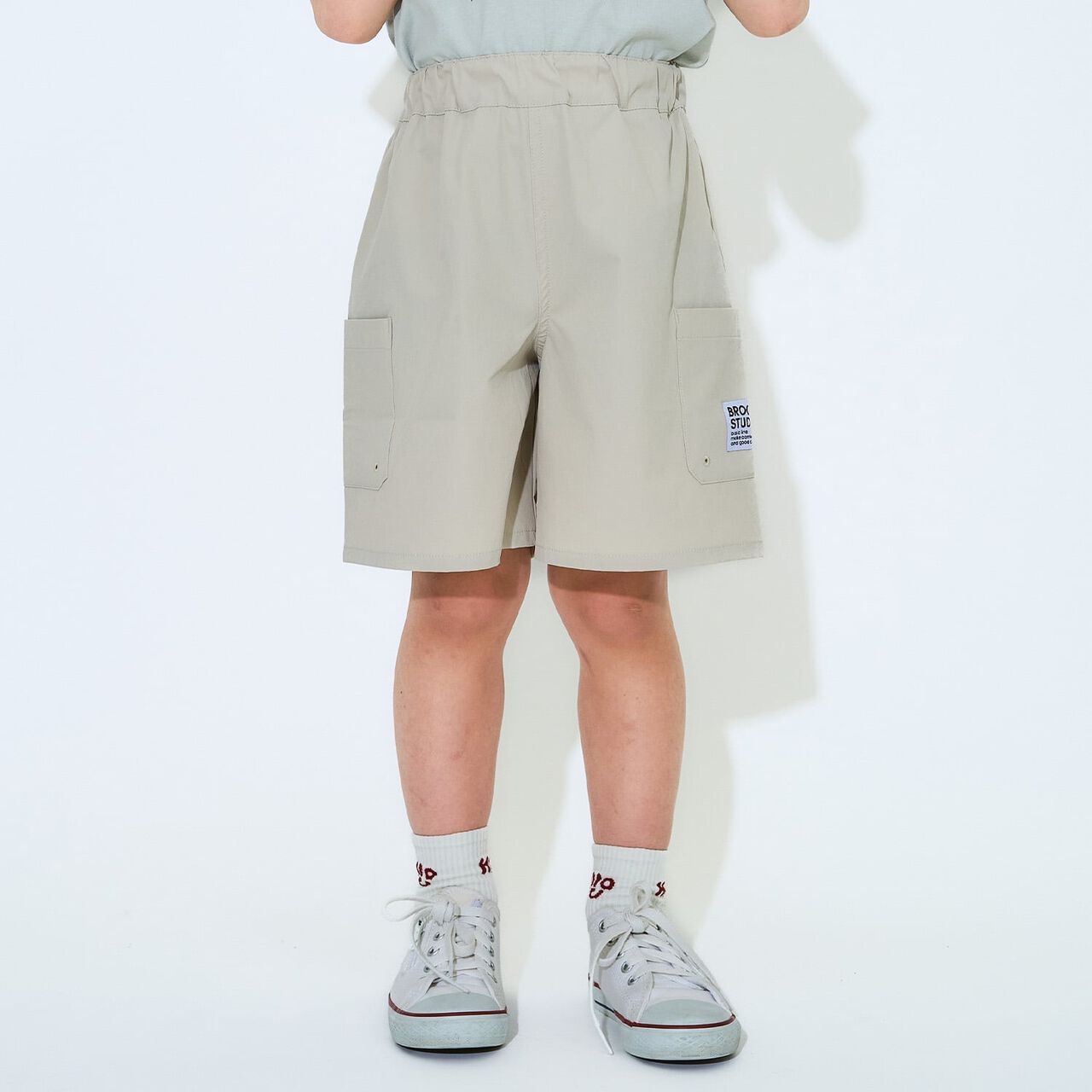[Water-Repellent] Kids' Land and Water Use 4-Length Pants [Children's Clothing],Dark red, large image number 17