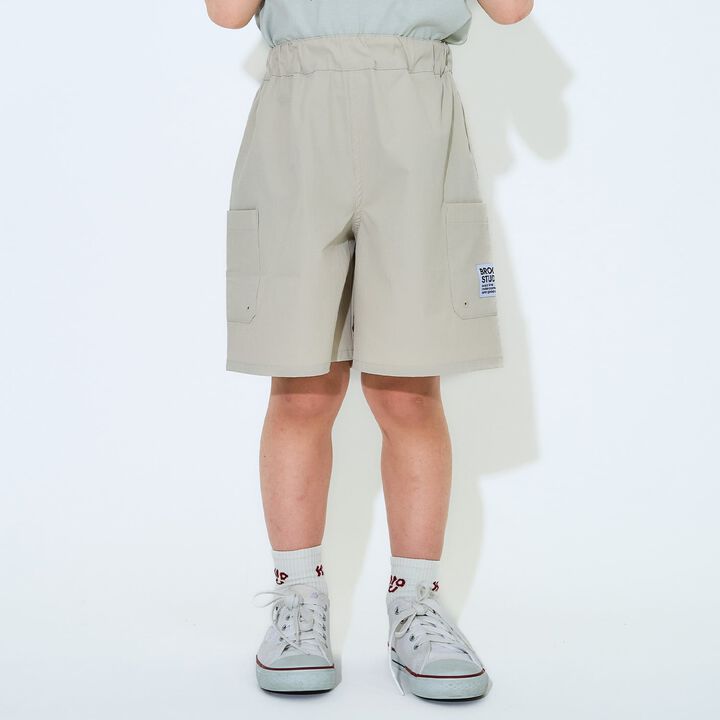 [Water-Repellent] Kids' Land and Water Use 4-Length Pants [Children's Clothing],Dark red, medium image number 17