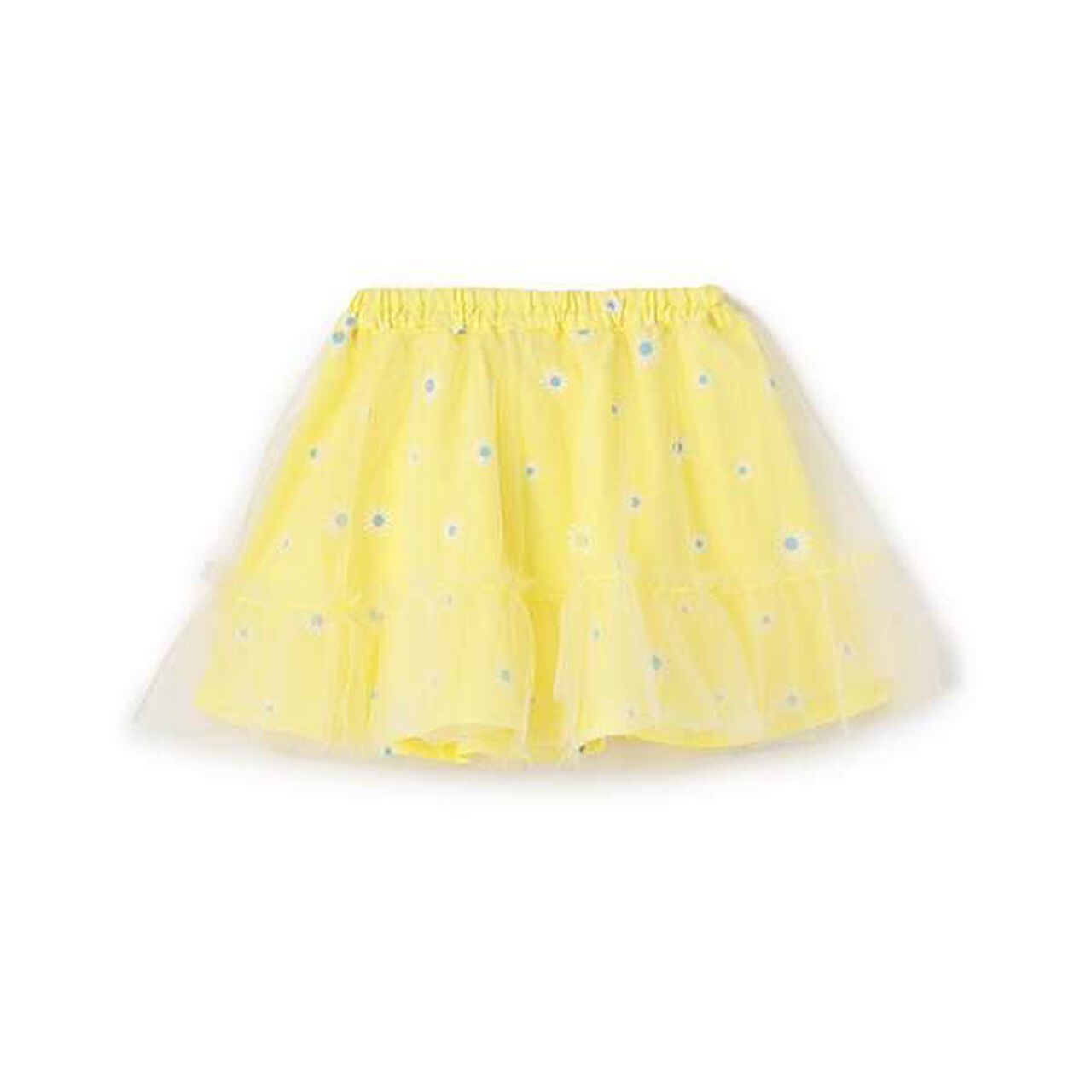 Tulle Skirt,Yellow, large image number 0