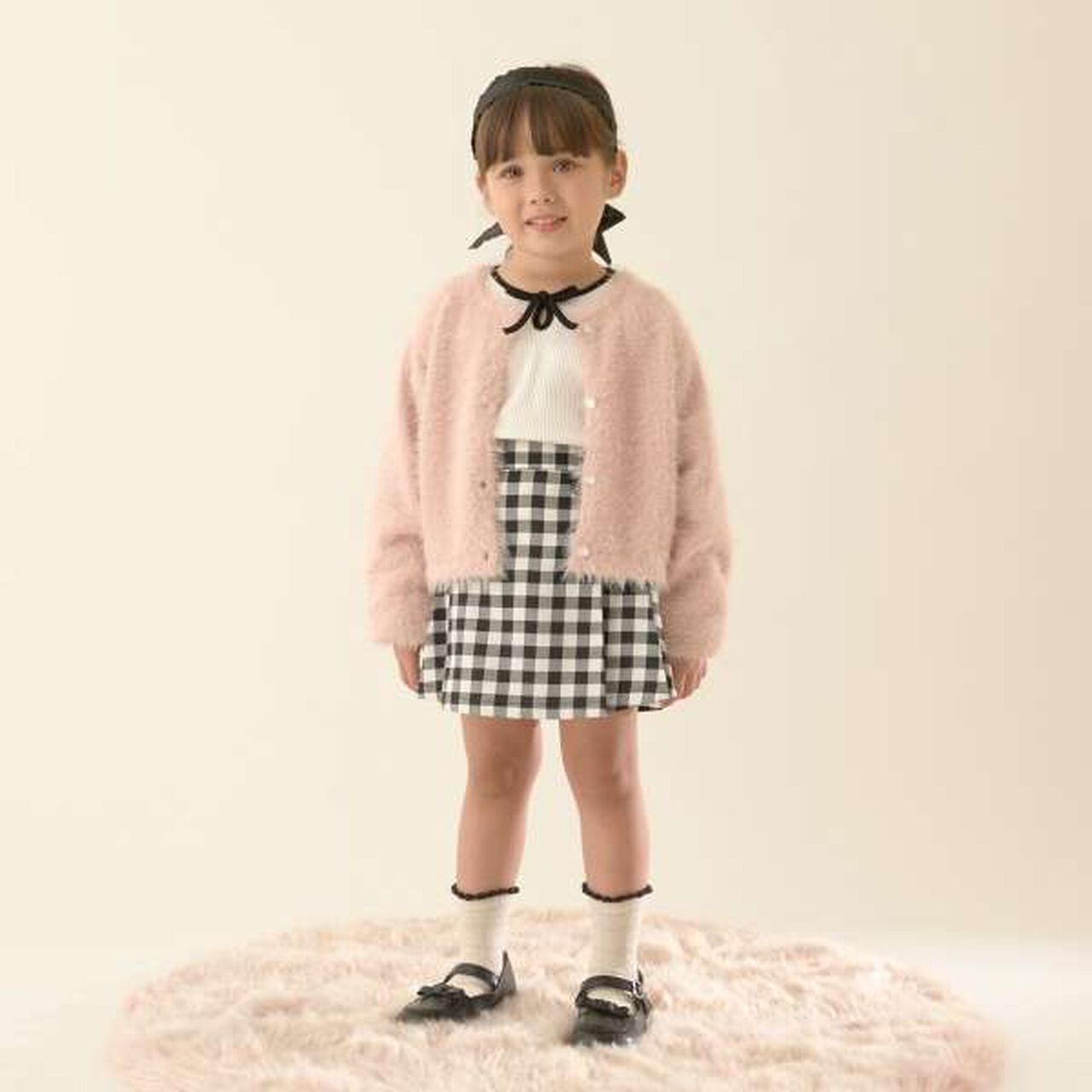 Shaggy Knit Cardigan,Red, large image number 2