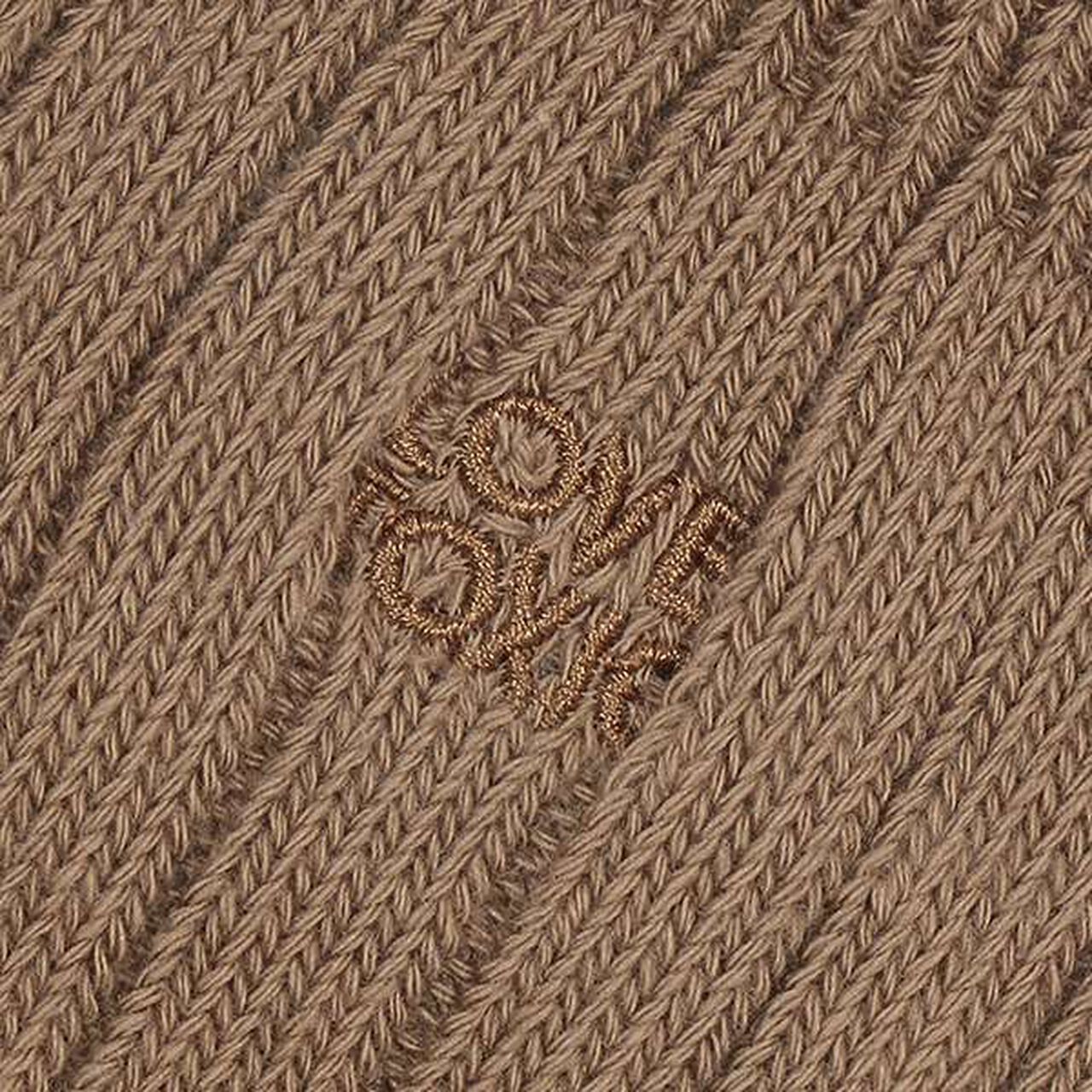 Color Loose Socks,Light khaki, large image number 4