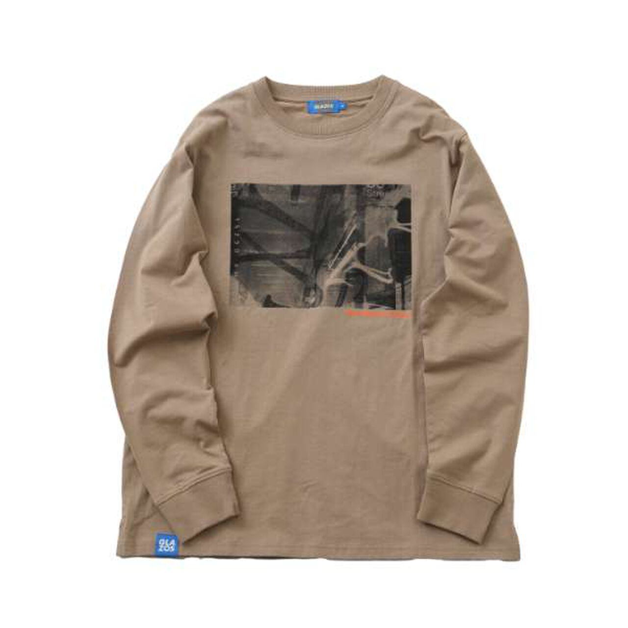 Photo Front Print Long-Sleeve T-Shirt,White, large image number 14