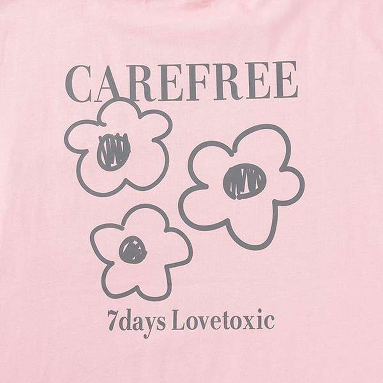 [7days] Flower Pocket Big T-Shirt,Charcoal gray, large image number 14