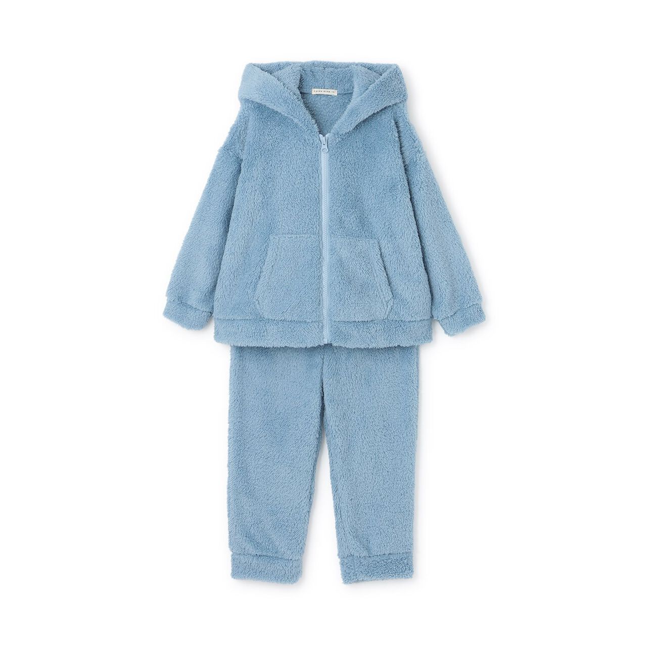 Bunny & Cat Hoodie & Pants Set,Lavender, large image number 3