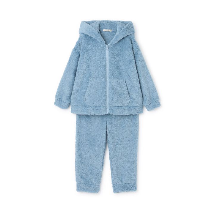 Bunny & Cat Hoodie & Pants Set,Lavender, medium image number 3