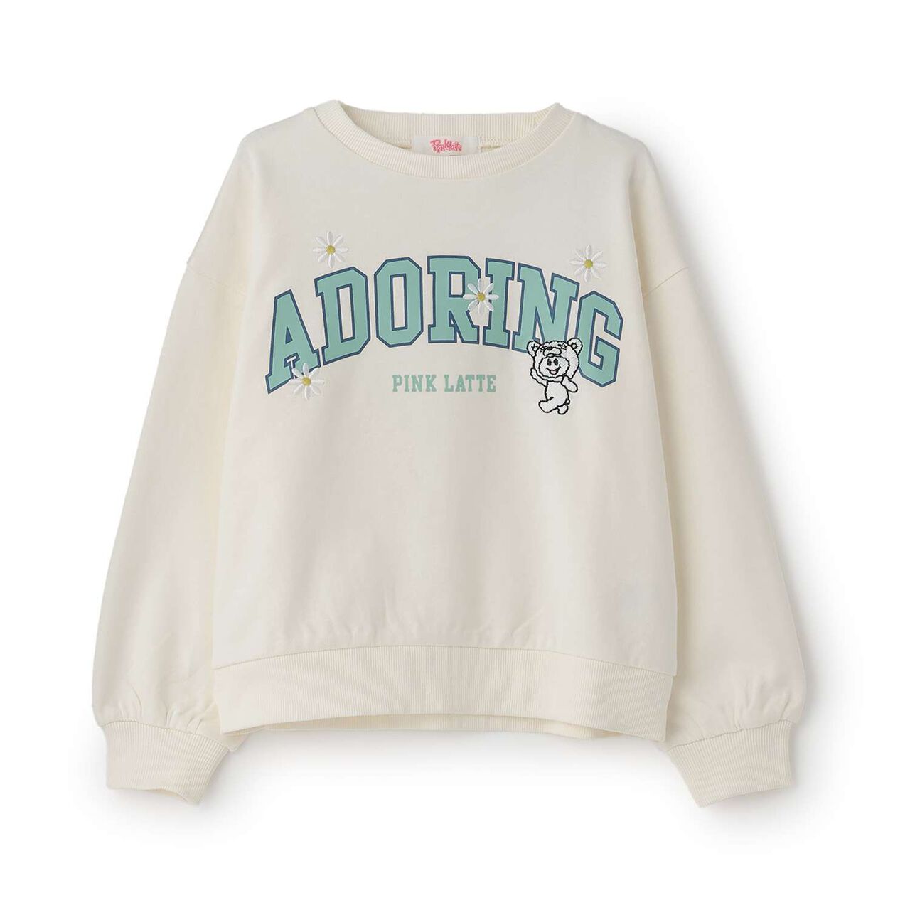 [Favi Baby] 100% Cotton College Fleece Sweatshirt,Mint, large image number 18