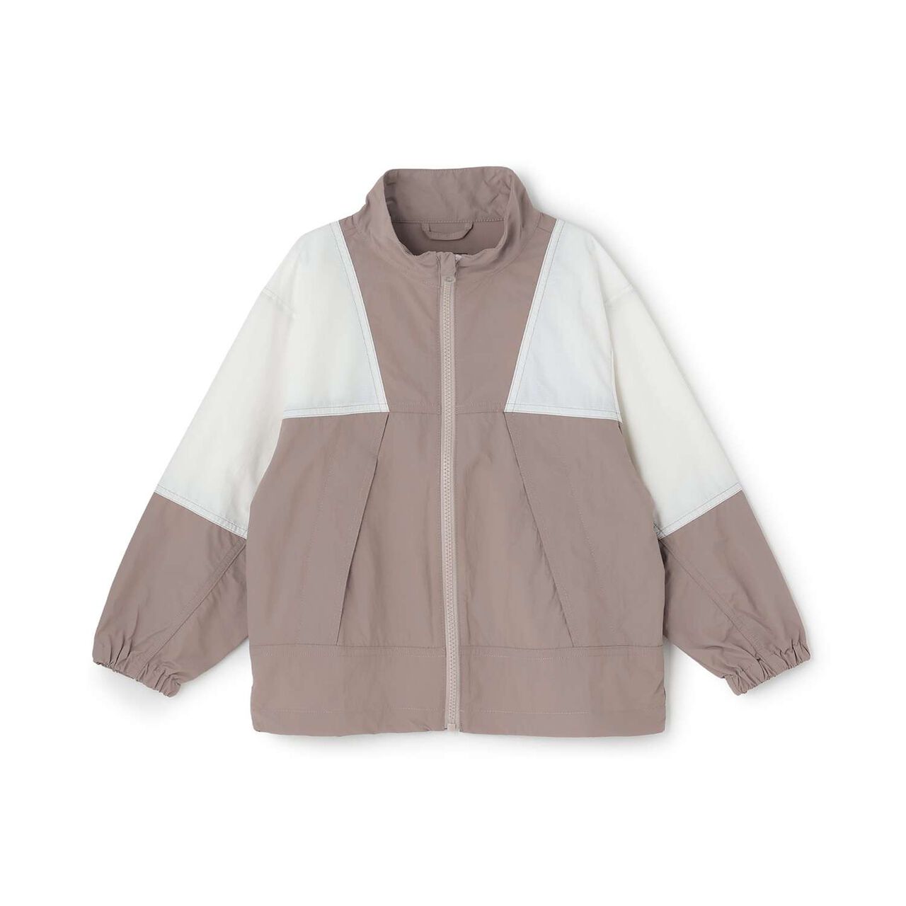 Panel Detail Windbreaker,Greige, large image number 0