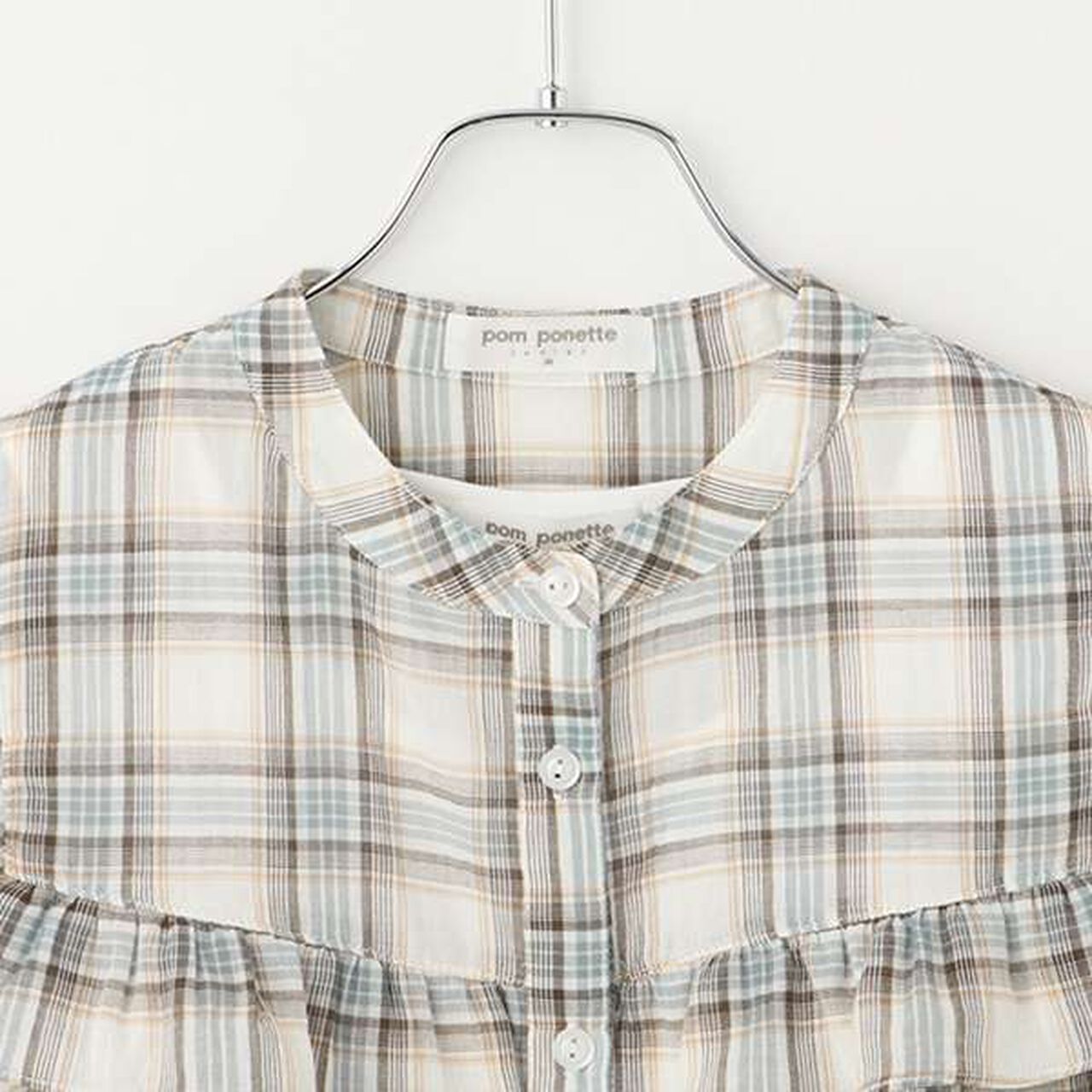 Frill Blouse,White, large image number 5