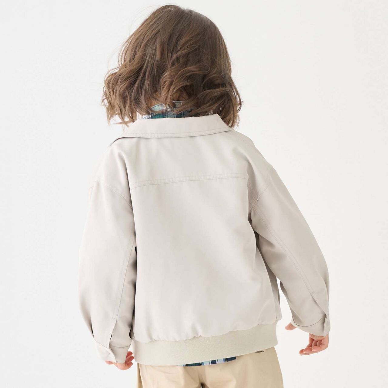 Teddy Bear Swing Jacket,Light beige, large image number 4