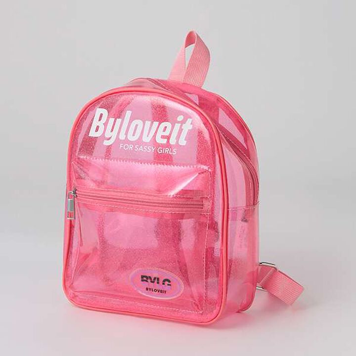 Holo & Clear PVC Backpack,Pink, medium image number 3
