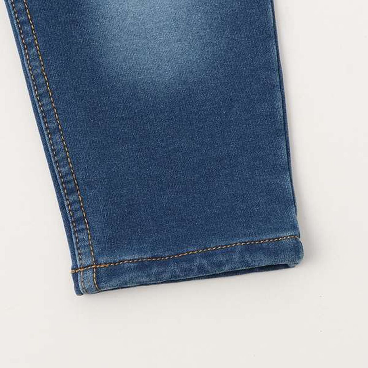 Knit Denim Pants,Navy, large image number 3