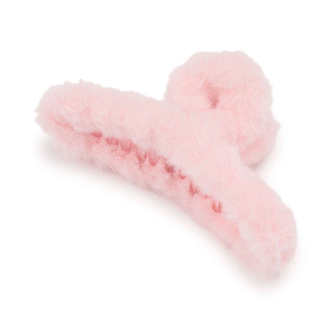Fur Buns Clip,Pink, large image number 0