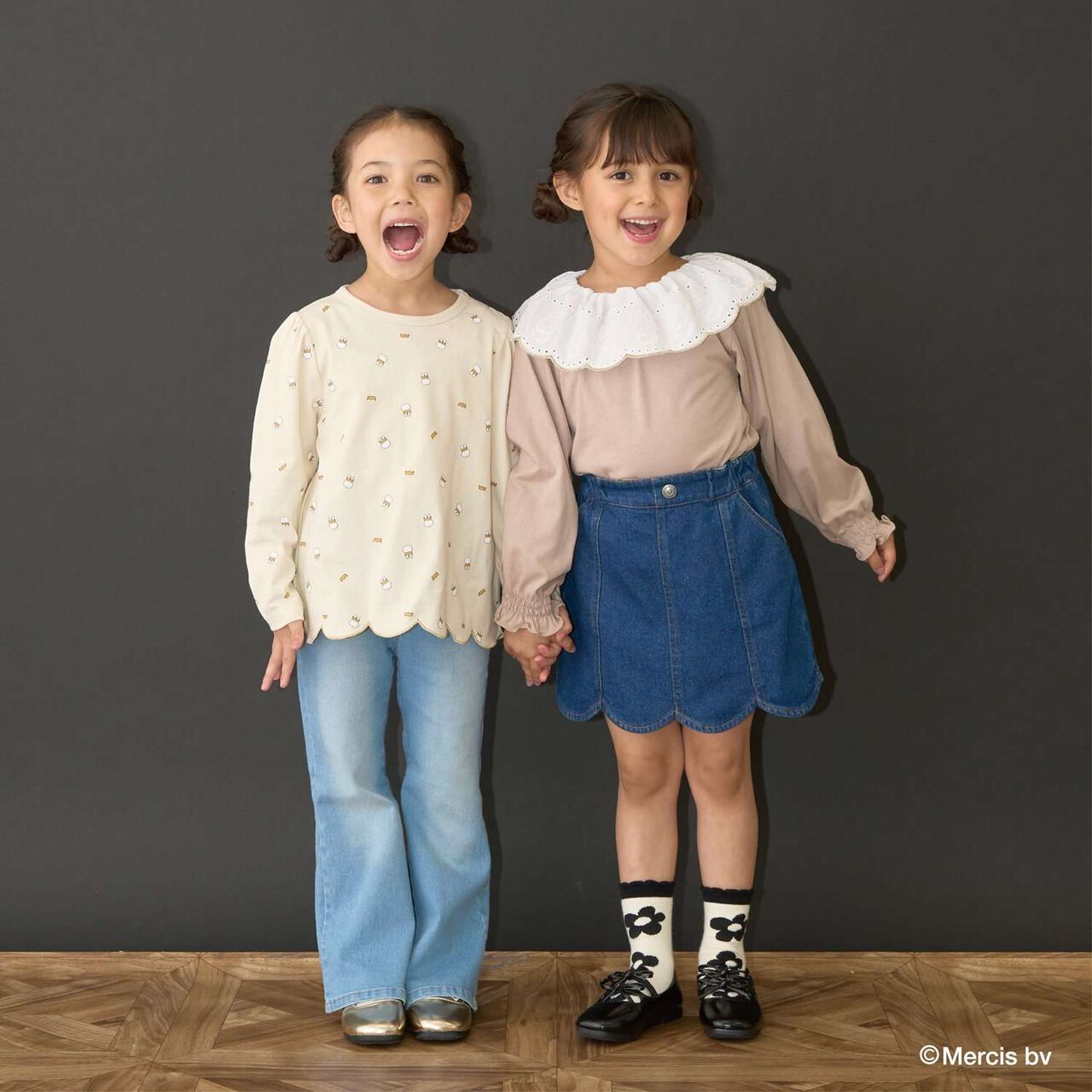 [Miffy] All-Over Pattern Scalloped Hem A-Line T-Shirt,Lavender, large image number 24