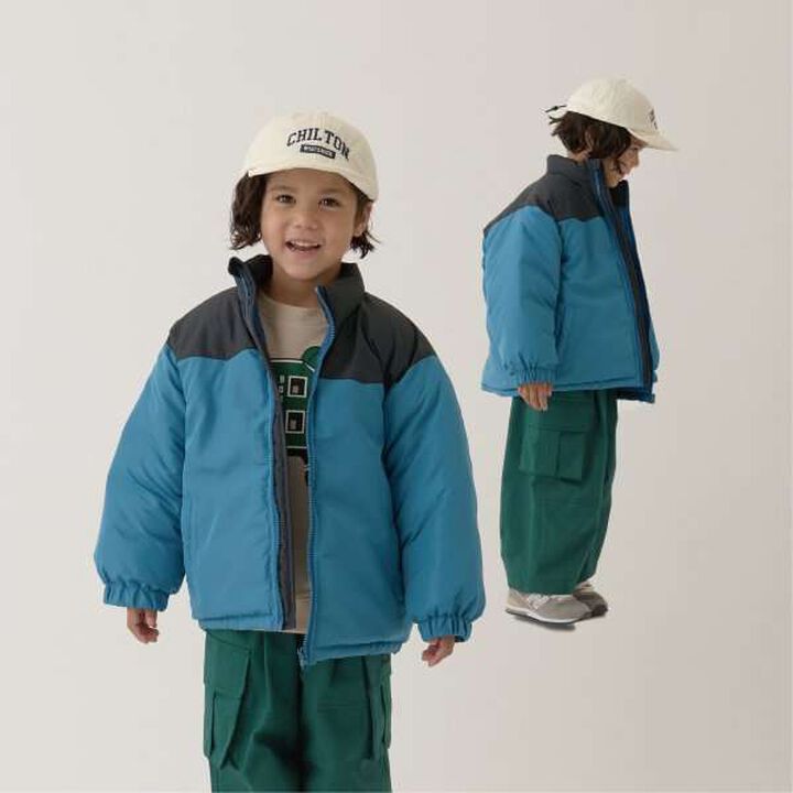 Versatile Bi-Color Puff Jacket,Camel, medium image number 19