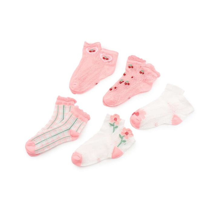 Spring Crew Socks,Yellow green, medium image number 9