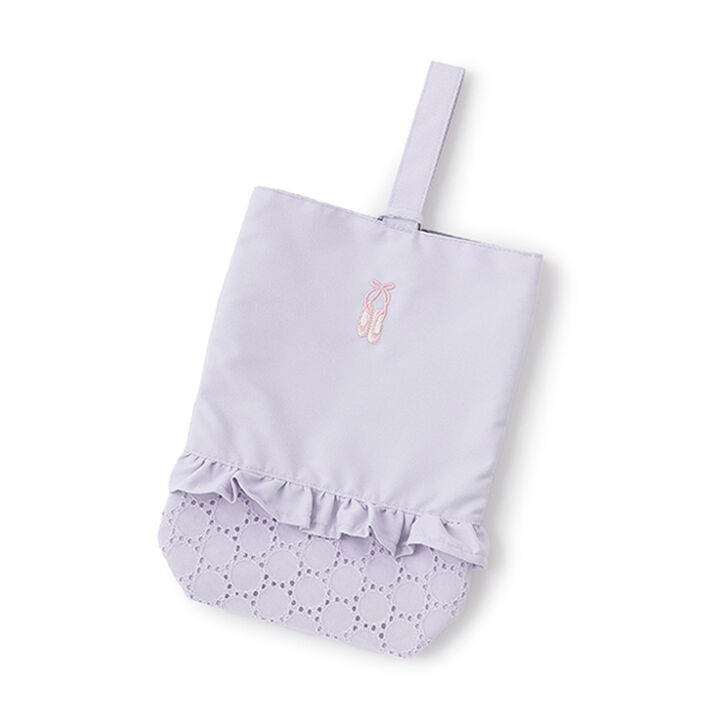 Frill Shoe Bag,Navy, medium image number 12