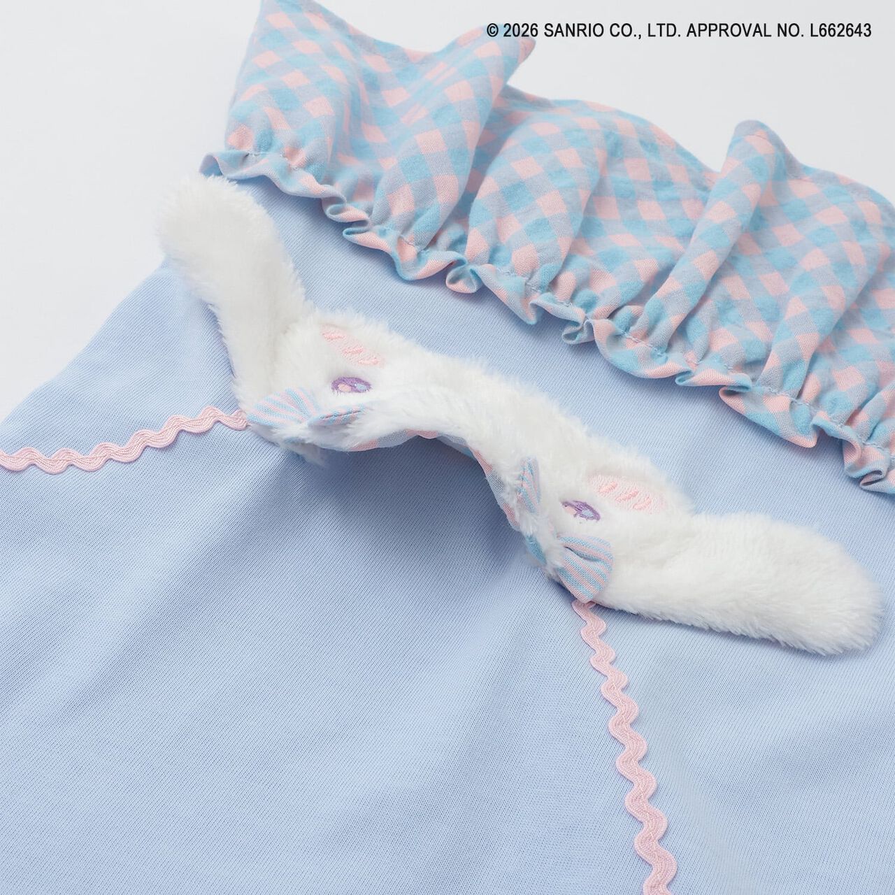 My Melody/Cinnamoroll/Kuromi Small Shoulder Bag Long-Sleeve T-Shirt,Blue, large image number 7