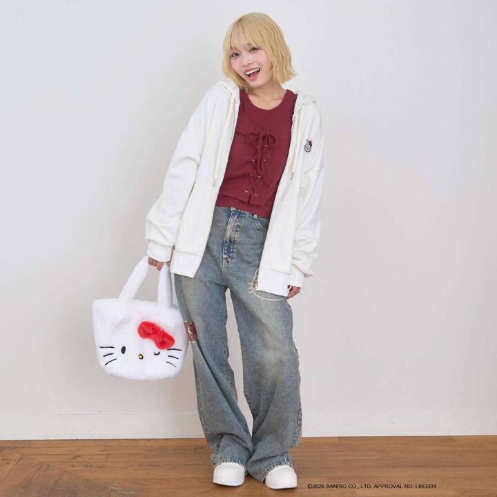 Sanrio Characters Roleplay Hoodie,Off white, medium image number 4