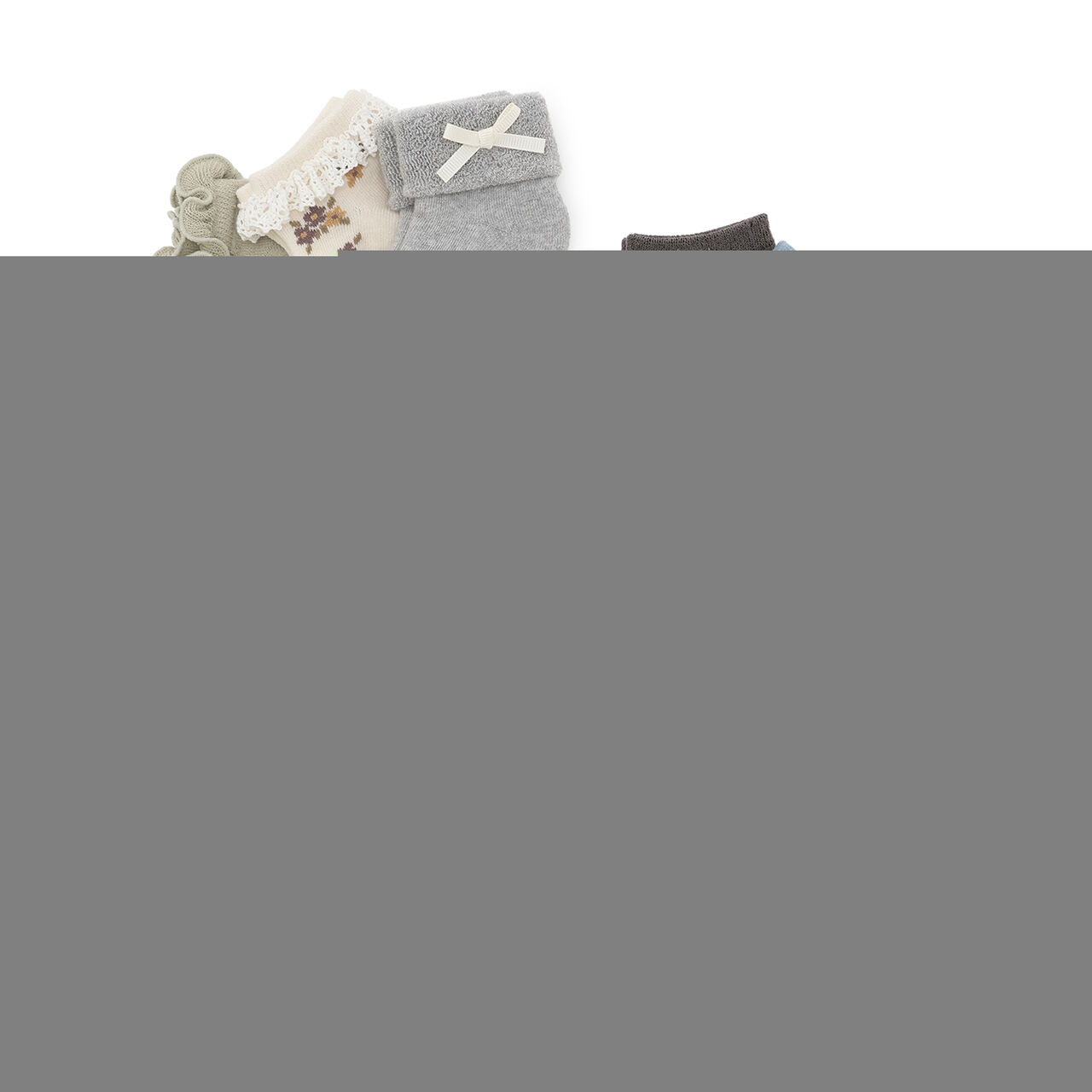 Baby 3-Piece Socks,Light beige, large image number 5