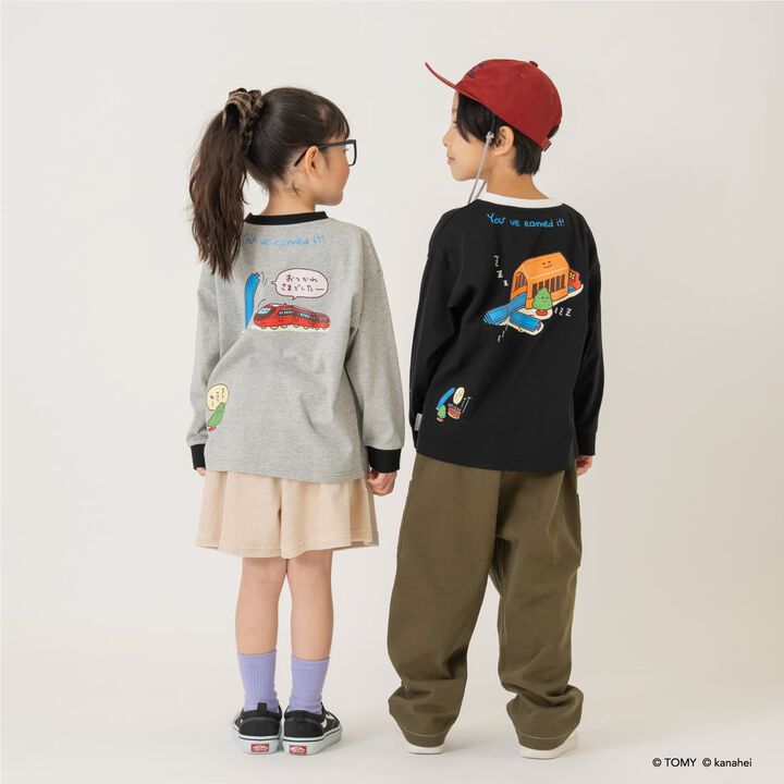 Gather! Plarails Icon Long Sleeve T-Shirt,Top gray, medium image number 7