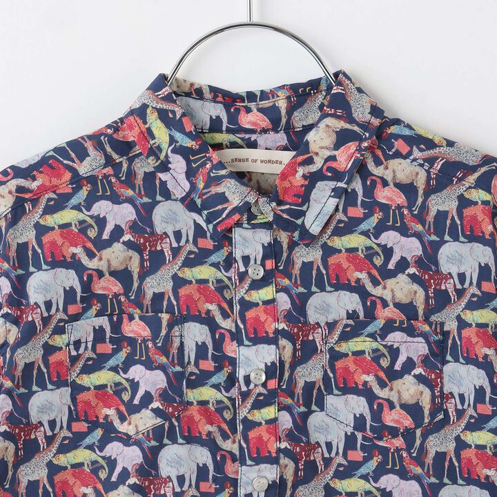Q for the Zoo Wide Shirt,Navy, medium image number 2