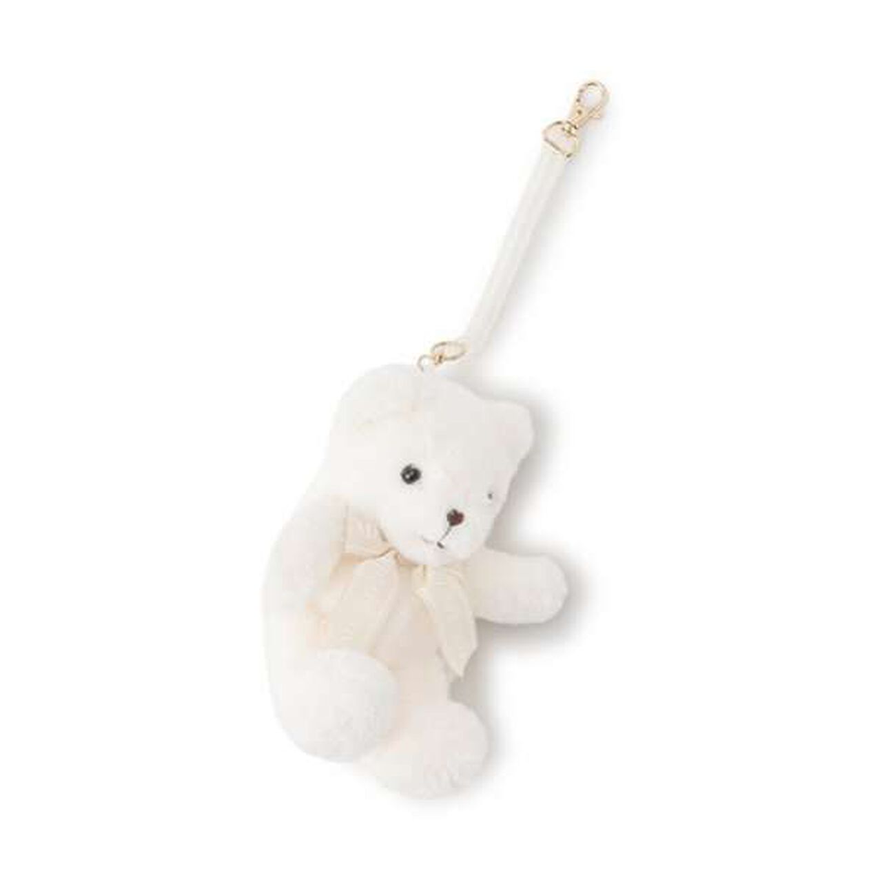 Bear Plush Toy Pass Case,Light beige, large image number 14
