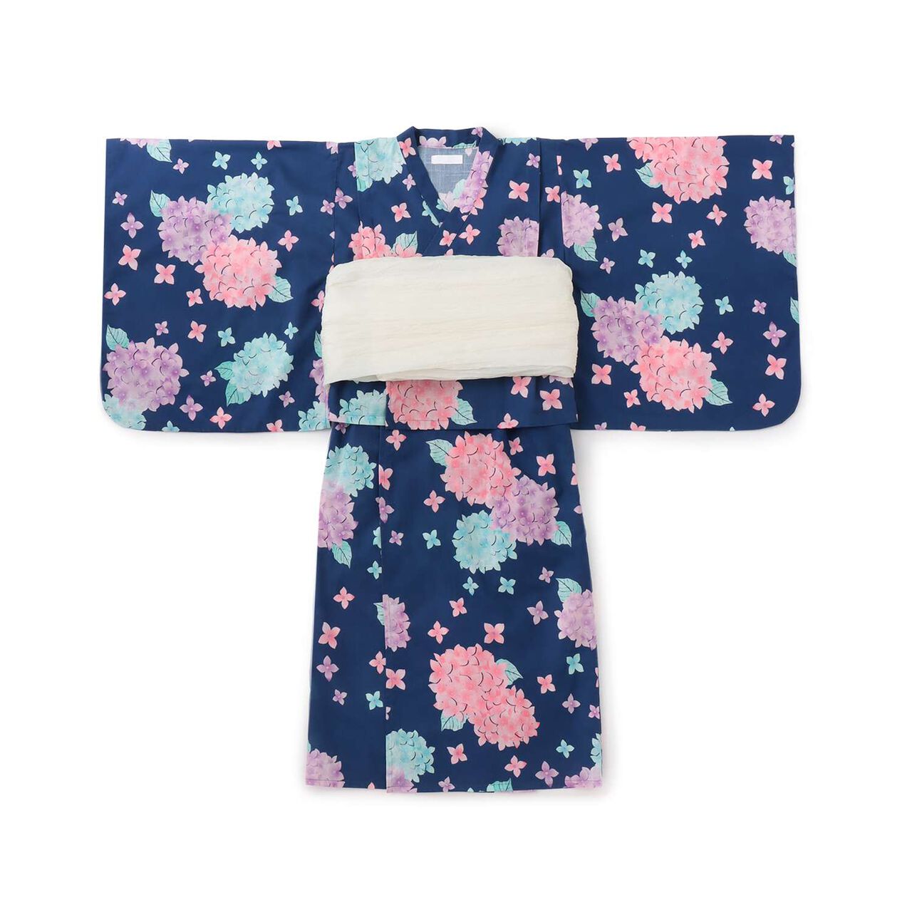 [Yukata] One-Piece Yukata Dress,Pearl white, large image number 14