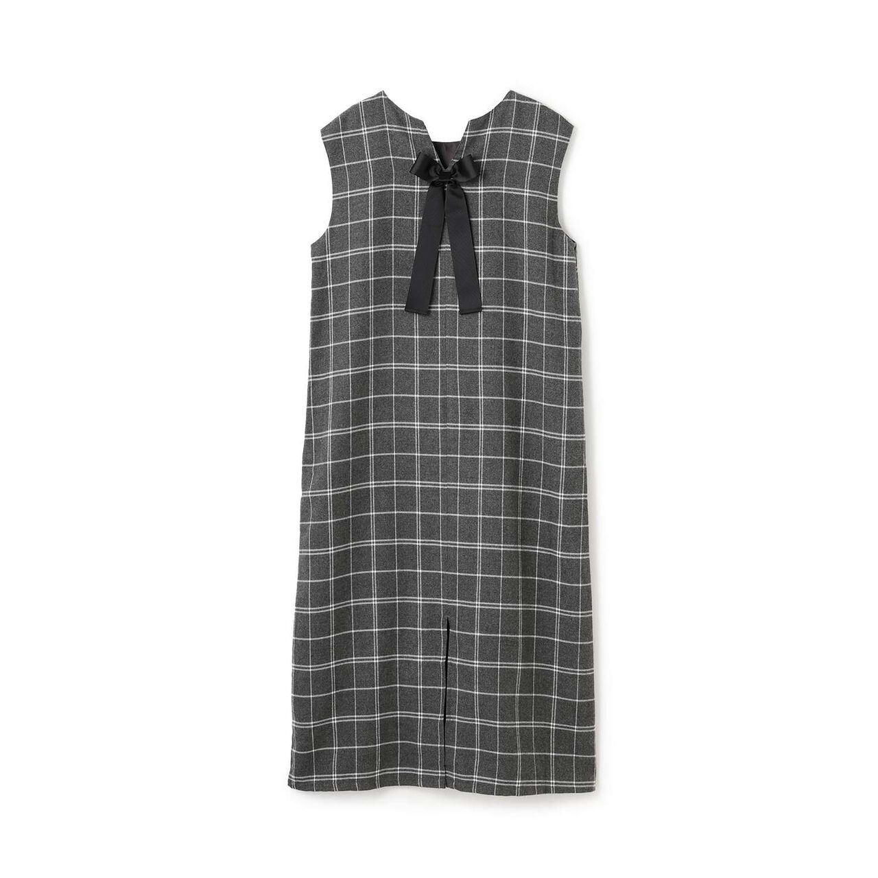 Parent-Child Matching Ribbon Jumper Skirt,Gray, large image number 8