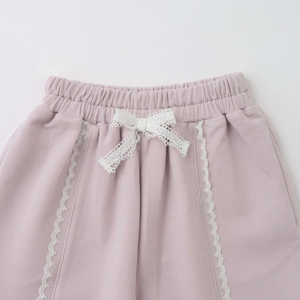[Popular Item Restocked] [Not Available at Physical Stores] Lace-Trim Long Pants,Pink, large image number 2