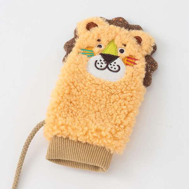 [Korobokkuru] Animal Mittens,Light orange, medium image number 1
