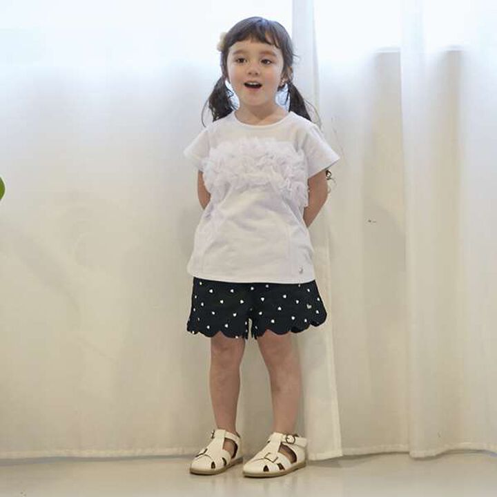 [Link] Scalloped Short Pants (Kids),Navy, medium image number 15
