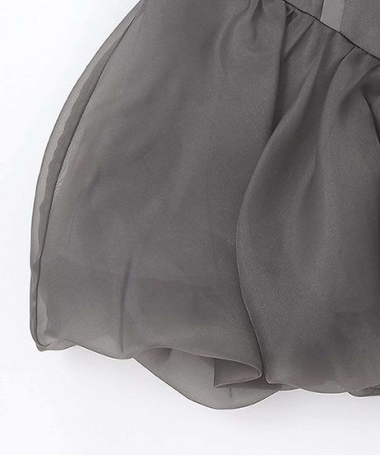 Sheer Balloon Skirt,Off white, large image number 9