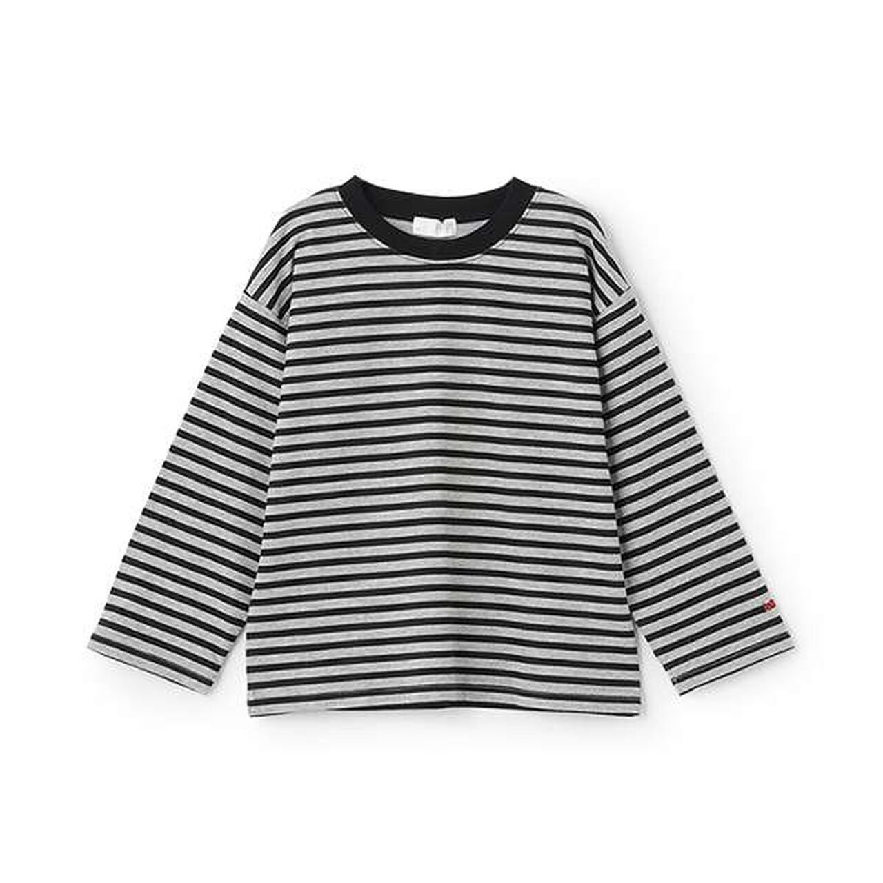 [Daily Standard Wear] Relaxed Oversized Stripe Long-Sleeve T-Shirt,Lilac, large image number 16